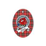 Stuart of Bute Scottish Clan Badge Plaid Ornament Gift. Christmas Tree Ornament Stuart of Bute Tartan Ornament,  ceramic ornament, personalized christmas ornaments, christmas tree ornaments, christmas door decorations, Plaid Ornament, Tartan Ceramic Ornament