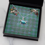 Sea Turtle Necklace To My Beautiful Soulmate Necklace In Your Eyes I Have Found My Home Clan Irvine Tartan Blue Turtle Necklace