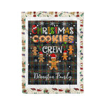 Products Personalized Gift Tartan Plaid Blanket Clan Denniston With Christmas Cookie Baking Crew Christmas Gift Blanket, Plaid Blanket, Christmas Fleece Blanket, Christmas Blanket, Tartan Blanket, Scottish Blanket, Scotland Blanket, Family Name Blanket, Custom Blanket, Personalized Blanket