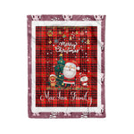 Personalized Gift Tartan Plaid Blanket Clan MacIan With Funny Santa Snowman Reindeer Merry Christmas Fleece Blanket, Home Living Room, Plaid Blanket, Tartan Blanket, Scottish Blanket, Buffalo fleece blanket, Christmas Blanket