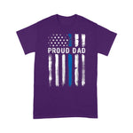 Scotstee Shop - Thin Blue Line Proud Dad Police Family 4th Of July Shirt Blue Line Flag Shirts Police Mom Shirts
