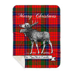 Scotstee Shop Plaid Tartan Blanket With Moose Clan MacNicol Plaid Blanket, plaid blanket australia,plaid blanket canada,plaid christmas blanket,plaid fleece sherpa blanket,plaid sherpa blanket canada,plaid sherpa blanket lipstick,plaid sherpa blanket pink,plaid sherpa blanket queen