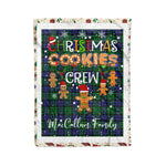 Personalized Gift Tartan Plaid Blanket Clan MacCallum Modern With Christmas Cookie Baking Crew Christmas Gift Blanket, Plaid Blanket, Christmas Fleece Blanket, Christmas Blanket, Tartan Blanket, Scottish Blanket, Scotland Blanket, Family Name Blanket, Custom Blanket, Personalized Blanket