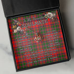 To My Beautiful Soulmate Necklace In Your Eyes I Have Found My Home Clan Stewart of Appin Tartan Crown Pendant Necklace