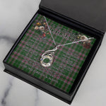 To My Beautiful Soulmate Necklace In Your Eyes I Have Found My Home Clan Gray Tartan Rising Phoenix Necklace