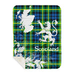 Sherpa Blanket - Tartan Blanket Thistle and Lion Scottish Clan Campbell Of Breadalbane Ancient Plaid Blanket, plaid sherpa blanket queen,purple sherpa blanket,queen sherpa blanket,queen size sherpa blanket,red sherpa blanket,scottish tartan blankets,sherpa blanket,sherpa christmas blanket