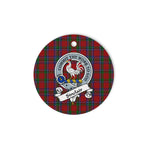 Scotstee Shop - Sinclair Scottish Clan Badge Plaid Ornament Gift. Christmas Tree Ornament Sinclair Clan Tartan Ornament Great Christmas Ornaments Gift
