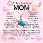 To My Mom Necklace From Son Gift Ideas For Mother's Day Sea Turtle Necklace