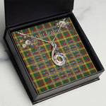 To My Beautiful Soulmate Necklace In Your Eyes I Have Found My Home Clan MacMillan  Tartan Rising Phoenix Necklace