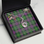 To My Beautiful Soulmate Necklace In Your Eyes I Have Found My Home Clan Selkirkt Tartan Rising Phoenix Necklace