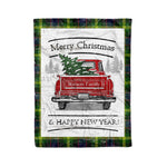 Tartan Blanket Vintage Red Truck with Christmas Tree Family Scottish Clan Watson Modern plaid blanket, red plaid blanket, buffalo plaid blanket, green plaid blanket, plaid fleece blanket, blue plaid blanket, red tartan blanket, tartan plaid blanket, black and white plaid blanket, , christmas plaid blanket, orange plaid blanket, tartan plaid throw blanket, pink plaid blanket, brown plaid blanket, buffalo check blanket