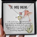 Cross Dancing Necklace - Mom Necklace, Gift Necklace For Mom Always Love You, Mother Neckalce