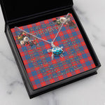 Sea Turtle Necklace To My Beautiful Soulmate Necklace In Your Eyes I Have Found My Home Clan McKerrell Red Tartan Blue Turtle Necklace