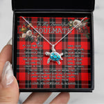 Sea Turtle Necklace To My Beautiful Soulmate Necklace In Your Eyes I Have Found My Home Clan Ramsay Modern Tartan Blue Turtle Necklace, Valentine Necklace Gift for Girlfriend Clan Mitchell Ancient Tartan Sunflower Pendant Necklace, Scottish Tartan Jewelry, valentine necklace, necklace girlfriend, necklace for wife, cute necklaces for girlfriend, jewelry for girlfriend, to my soulmate necklace, to my future wife necklace