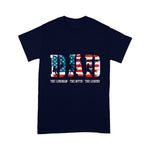 Scotstee Shop - Dad Myth Legend gifts Lineman Dad American Flag 4th Of July Shirt Lineman Shirts Power Lineman Tee Shirts