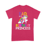 Scotstee Shop - Dad Of The Birthday Princess Unicorn Rainbow Gifts Father Day Shirts