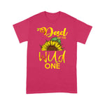 Scotstee Shop - Dad Of The Wild One-1St Birthday Sunflower Outfit Father Day Shirts