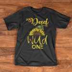 Scotstee Shop - Dad Of The Wild One-1St Birthday Sunflower Outfit Father Day Shirts