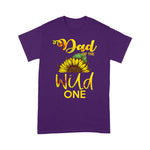 Scotstee Shop - Dad Of The Wild One-1St Birthday Sunflower Outfit Father Day Shirts