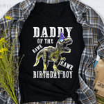 Scotstee Shop - Daddy Dinosaur Birthday Boy Shirt Funny Cute Birthday Boy Dinosaur Family Birthday Boy Dinosaur Birthday Gift Shirt