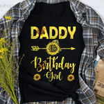 Scotstee Shop - Daddy Of The Birthday Girl Dad Sunflower Gifts Father Day Shirts