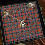 To My Beautiful Soulmate Necklace In Your Eyes I Have Found My Home Clan MacDuff Ancient Tartan Wishbone Dancing Necklace
