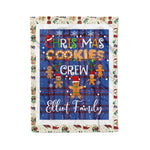Products Personalized Gift Tartan Plaid Blanket Clan Elliot With Christmas Cookie Baking Crew Christmas Gift Blanket, Plaid Blanket, Christmas Fleece Blanket, Christmas Blanket, Tartan Blanket, Scottish Blanket, Scotland Blanket, Family Name Blanket, Custom Blanket, Personalized Blanket