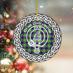 Dalrymple Clan Tartan Crest Badge Plaid Ornament Gift. Christmas Tree Ornament Tartan Ornament Great Christmas Ornaments Gift - Scotstee Shop