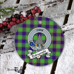 Dalrymple Scottish Clan Badge Plaid Ornament Gift. Christmas Tree Ornament Dalrymple Clan Tartan Ornament Great Christmas Ornaments Gift - Scotstee Shop