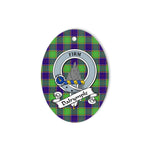 Dalrymple Scottish Clan Badge Plaid Ornament Gift. Christmas Tree Ornament Dalrymple Tartan Ornament,  ceramic ornament, personalized christmas ornaments, christmas tree ornaments, christmas door decorations, Plaid Ornament, Tartan Ceramic Ornament