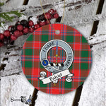 Dalzell Scottish Clan Badge Plaid Ornament Gift. Christmas Tree Ornament Dalzell Clan Tartan Ornament Great Christmas Ornaments Gift - Scotstee Shop