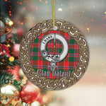 Dalziel Celtic Circle Plaid Ornament Gift. Christmas Tree Ornament Tartan Ornament Great Christmas Ornaments Gift - Scotstee Shop