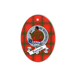Darroch Scottish Clan Badge Plaid Ornament Gift. Christmas Tree Ornament Darroch Tartan Ornament,  ceramic ornament, personalized christmas ornaments, christmas tree ornaments, christmas door decorations, Plaid Ornament, Tartan Ceramic Ornament