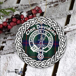 Davidson Clan Tartan Crest Badge Plaid Ornament Gift. Christmas Tree Ornament Tartan Ornament Great Christmas Ornaments Gift - Scotstee Shop