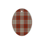 Davidson Dress Dancers Tartan Oval Ornaments, Christmas Tree Ornament, Plaid Christmas Ornaments, Ceramic Oval Christmas Tree Decoration, Tartan Oval Ornaments, Christmas Tree Ornament, Plaid Christmas Ornaments, Ceramic Oval Christmas Tree Decoration