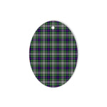 Davidson Of Tulloch Dress Tartan Oval Ornaments, Christmas Tree Ornament, Plaid Christmas Ornaments, Ceramic Oval Christmas Tree Decoration, Tartan Oval Ornaments, Christmas Tree Ornament, Plaid Christmas Ornaments, Ceramic Oval Christmas Tree Decoration