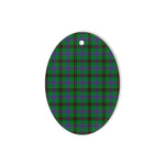 Davidson Tartan Oval Ornaments, Christmas Tree Ornament, Plaid Christmas Ornaments, Ceramic Oval Christmas Tree Decoration, Tartan Oval Ornaments, Christmas Tree Ornament, Plaid Christmas Ornaments, Ceramic Oval Christmas Tree Decoration