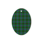 Davidson Tartan Oval Ornaments, Christmas Tree Ornament, Plaid Christmas Ornaments, Ceramic Oval Christmas Tree Decoration, Tartan Oval Ornaments, Christmas Tree Ornament, Plaid Christmas Ornaments, Ceramic Oval Christmas Tree Decoration
