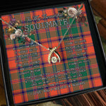 To My Beautiful Soulmate Necklace In Your Eyes I Have Found My Home Clan Stewart of Appin Ancient Tartan Wishbone Dancing Necklace