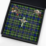 To My Beautiful Soulmate Necklace In Your Eyes I Have Found My Home Clan Monteith Hunting Tartan Cross Dancing Necklace