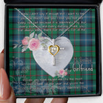 Gift For My Beautiful Girlfriend Necklace Valentine Necklace Clan Urquhart Ancient Tartan Cross Dancing Necklace Scottish Tartan Jewelry