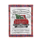 Tartan Blanket Vintage Red Truck with Christmas Tree Family Scottish Clan MacRae Ancient plaid blanket, red plaid blanket, buffalo plaid blanket, green plaid blanket, plaid fleece blanket, blue plaid blanket, red tartan blanket, tartan plaid blanket, black and white plaid blanket, , christmas plaid blanket, orange plaid blanket, tartan plaid throw blanket, pink plaid blanket, brown plaid blanket, buffalo check blanket