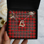 To My Beautiful Soulmate Necklace In Your Eyes I Have Found My Home Clan Wallace Tartan Forever Love Necklace