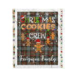 Products Personalized Gift Tartan Plaid Blanket Clan Ferguson Weathered With Christmas Cookie Baking Crew Christmas Gift Blanket, Plaid Blanket, Christmas Fleece Blanket, Christmas Blanket, Tartan Blanket, Scottish Blanket, Scotland Blanket, Family Name Blanket, Custom Blanket, Personalized Blanket