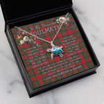 Sea Turtle Necklace To My Beautiful Soulmate Necklace In Your Eyes I Have Found My Home Clan MacDuff Tartan Blue Turtle Necklace
