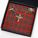 To My Beautiful Soulmate Necklace In Your Eyes I Have Found My Home Clan Paterson Red Tartan Cross Dancing Necklace