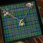 To My Beautiful Soulmate Necklace In Your Eyes I Have Found My Home Clan Forsyth Ancient Tartan Wishbone Dancing Necklace