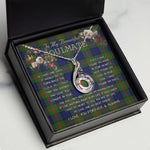 To My Beautiful Soulmate Necklace In Your Eyes I Have Found My Home Clan Dundas Tartan Rising Phoenix Necklace