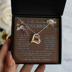 To My Beautiful Soulmate Necklace In Your Eyes I Have Found My Home Clan Innes of Cowie Tartan Forever Love Necklace