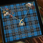 To My Beautiful Soulmate Necklace In Your Eyes I Have Found My Home Clan Ramsay Ancient Tartan Wishbone Dancing Necklace